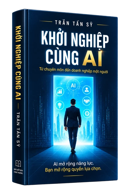 Bìa sách KHỞI NGHIỆP CÙNG AI